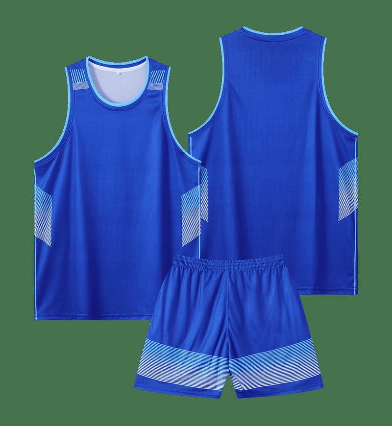 traje de baloncesto americano personalizado juego de entrenamiento masculino rápido secado transpirable camiseta de hombro estrecho impresión logotipo uniforme de equipo