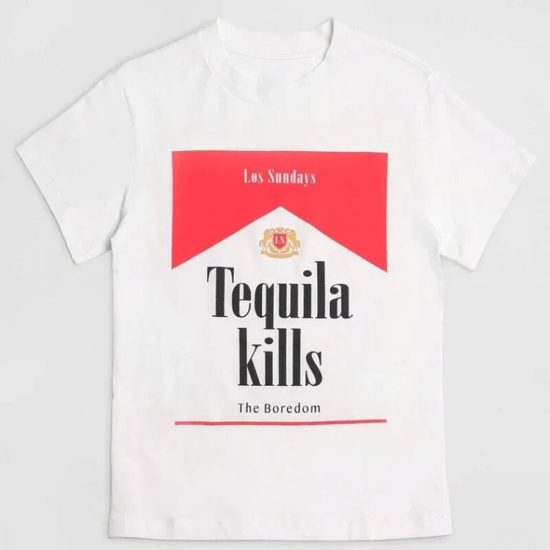 Tequila Killer Retro Women's Hippie Cute Retro Fashion Top Fun Drinking T-Shirt for Men and Women