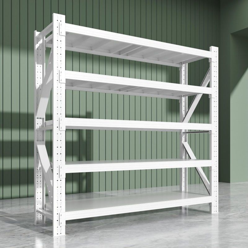 Estante de almacenamiento Estante de almacenamiento de carga pesada multicapa Estante de almacenamiento de almacenamiento de piso Estante de carga comercial Estante de almacenamiento de supermercado