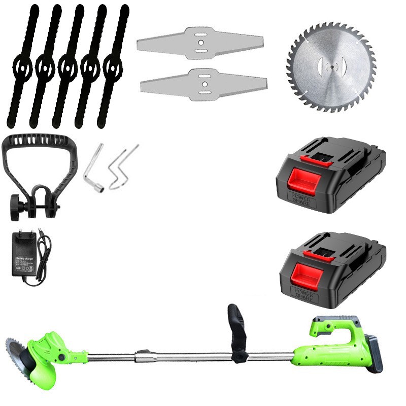 Lithium cortacésped eléctrico pequeño hogar recargable multifunción cortacésped de jardín