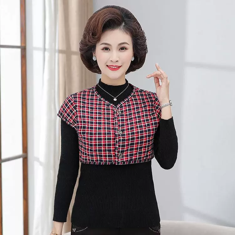 驼绒棉护肩女坎肩睡觉秋冬季肩部保暖防寒女士月子护颈椎中老年人