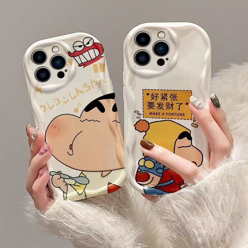 Funda para teléfono móvil iphone16 para niñas Japón y Corea del Sur Apple 15promax anti-caída 13mini/12pro/14/11