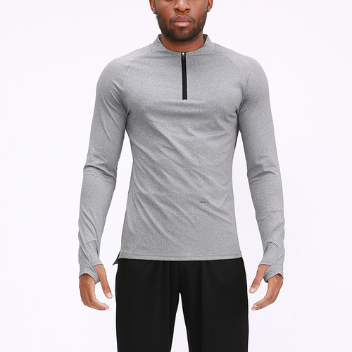 Men's Fitness Clothing Long Sleeve Quick Dry Breathable Outdoor Running Compression Basketball Sports Tight Clothes Sports Wear