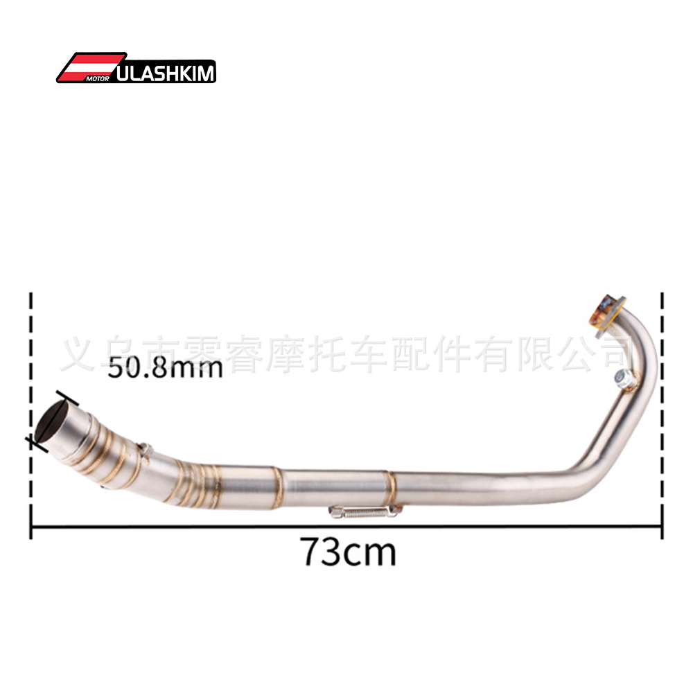 Motorcycle Modified Full Section Suitable for Yamaha Y15Zr Exciter150 Stainless Steel Exhaust Pipe