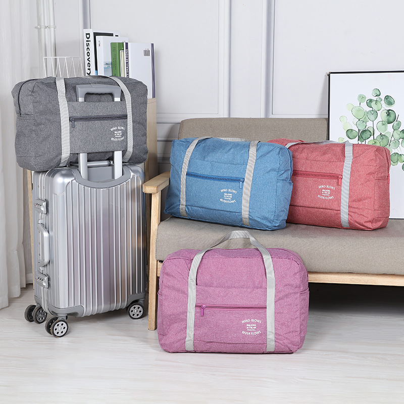 便携时尚简约搬家袋旅行收纳包 可折叠拉链式防尘防脏手提行李袋