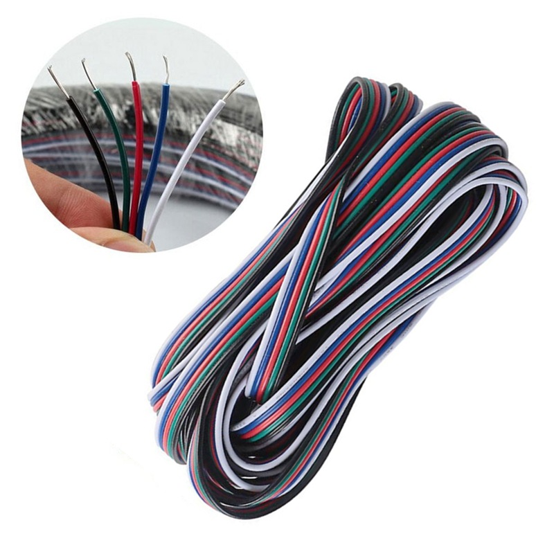 LED lights with lights with Black Red Line 2p extension line 22 1 m 3m 5M 10 m set 2 and wire