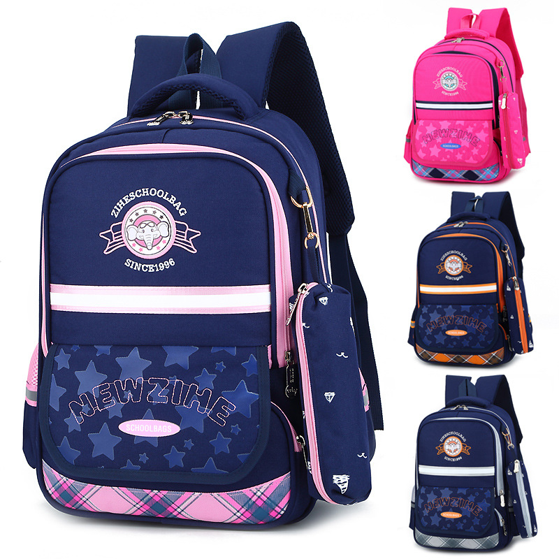 Liquidación de mercancías de cola Escuela Primaria estudiante mochila mujer reducción de carga anti-salpicaduras grado dos tres cuatro cinco entrega de una pieza transfronteriza exclusiva