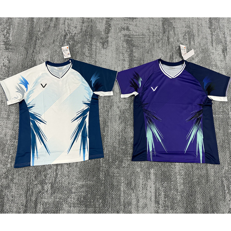 New Badminton Suit Short-sleeved Quick-drying Top Men's and Women's Tennis Suit Children's Student Training Class Suit Short-sleeved Summer 3182