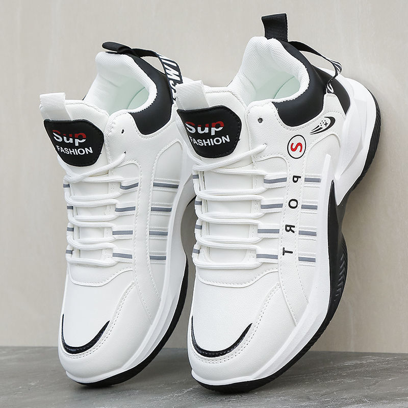 2025 New Men's Shoes Casual Sports Lightweight Basketball Shoes Handsome, Fashionable and Easiest for Match Super Soft Stretch Round Toe Men's Shoes