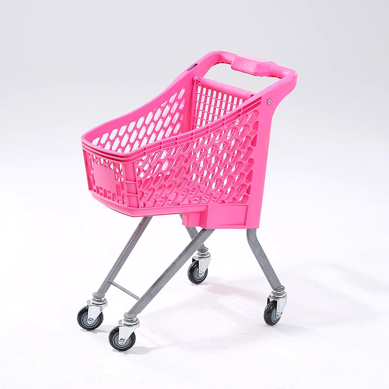Nuevo carrito de compras de supermercado para niños parque de atracciones para niños casera de carrito de metal clip muñeca juguete carro