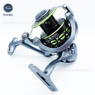 Teben fishing wheel T8500A 5+1 axis No gap metal super large long shot spinning wheel throwing Rod wheel genuine goods wholesale