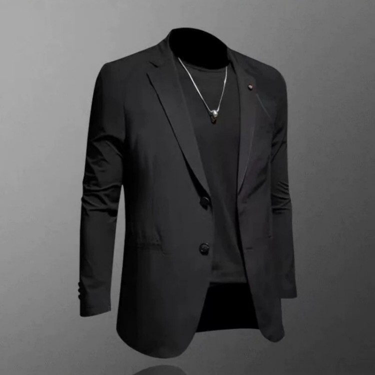 European Collection 2021 New Slim Fit Trendy Business Solid Color Suit High Street Stylish Men's Fashion Versatile Wholesale