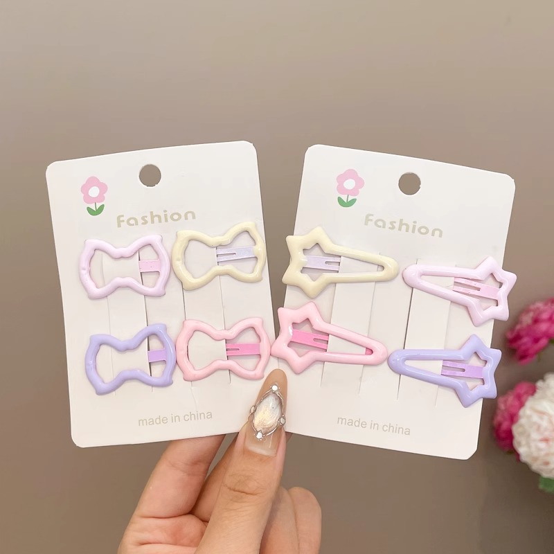 Niña pentagonal broca de cabello BB dopamina y2k broca de cabello dulce fría broca de cabello fría broca de cabello fría