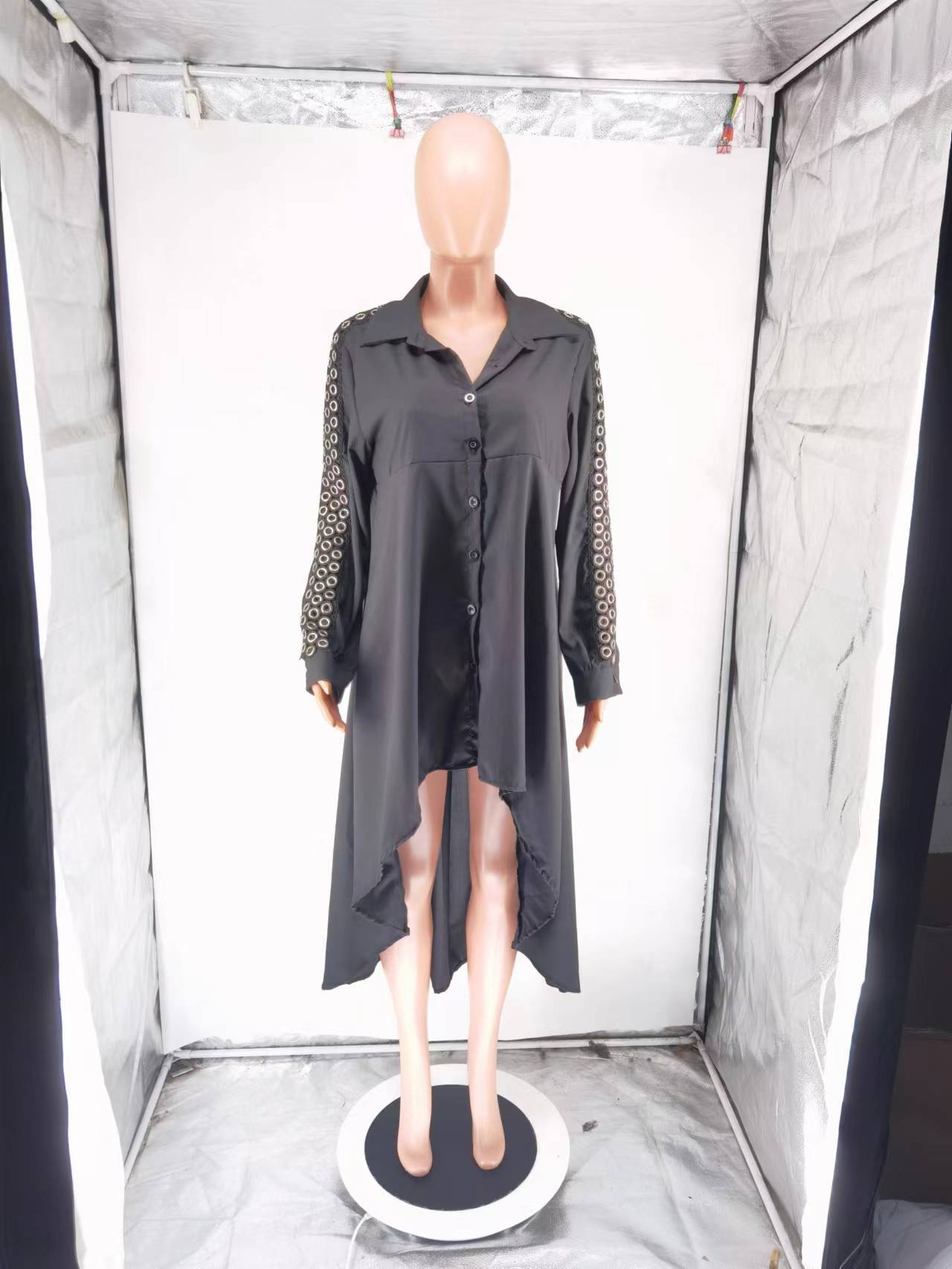 Women Clothing Plain Irregular Asymmetric Casual Loose Shirt 12 Women Clothing Plain Irregular Asymmetric Casual Loose Shirt
