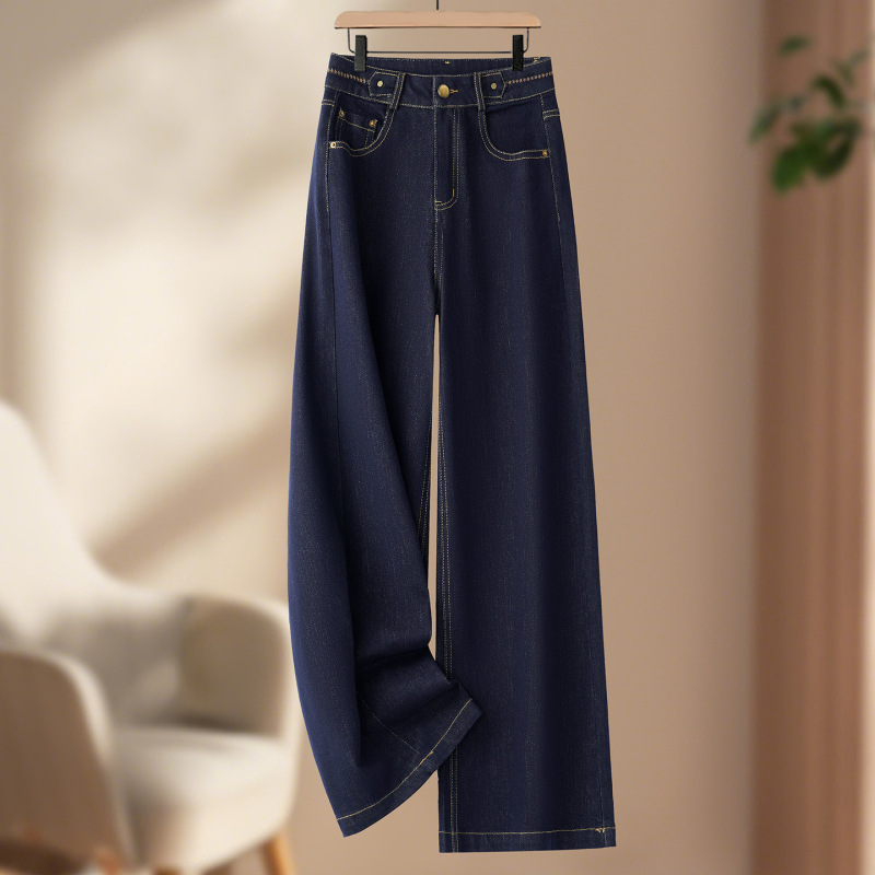 2026 New Style High-End Slim-Fit Jeans for Women, Suitable for Spring and Autumn, Casual Versatile Thin Pants That Go Well with Skinny Boots