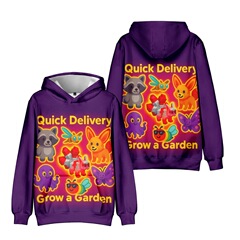 3D新品游戏 Grow a garden 带帽卫衣成人儿童款卫衣
