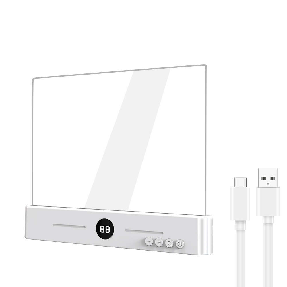 Transfronterizos lámpara de lectura plana lámpara de cabecera LED lámpara de protección de ojos de tiempo de lectura de noche artefacto de lectura de graffiti lámpara de aprendizaje