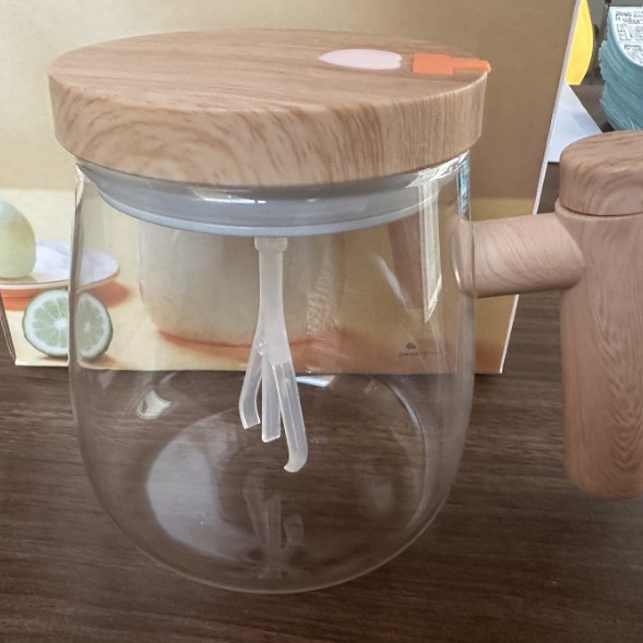 Caliente taza de mezcla automática portátil agitación eléctrica taza de café Oficina taza de vidrio al por mayor