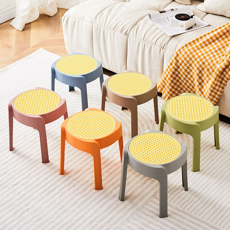 家用小凳子兒童塑料凳子浴室洗澡小板凳玄關換鞋凳創意客廳茶几凳