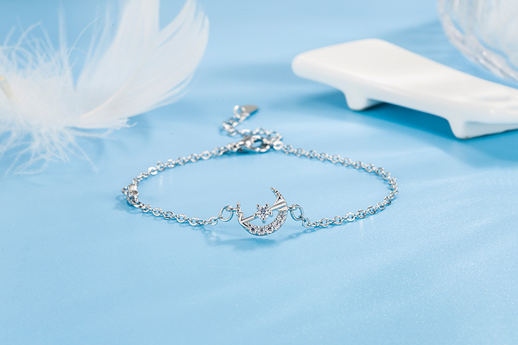 Fashion Moon Copper Plating Bracelets 1 Piece