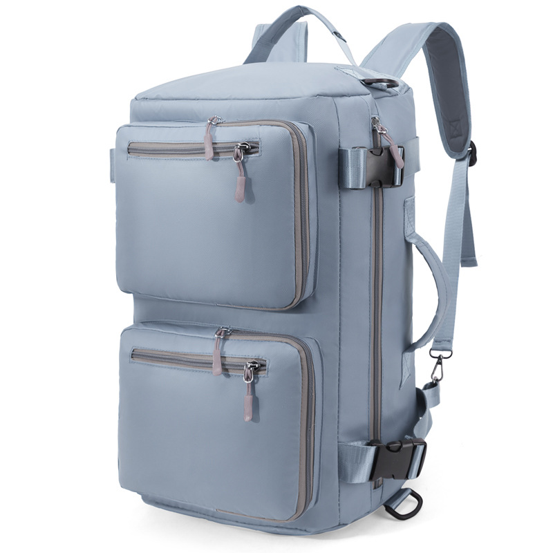 Bolsa de viaje de gran capacidad portátil, bolsa de entrenamiento, bolsa de entrenamiento, bolsa de zapatos independiente, mochila multifuncional