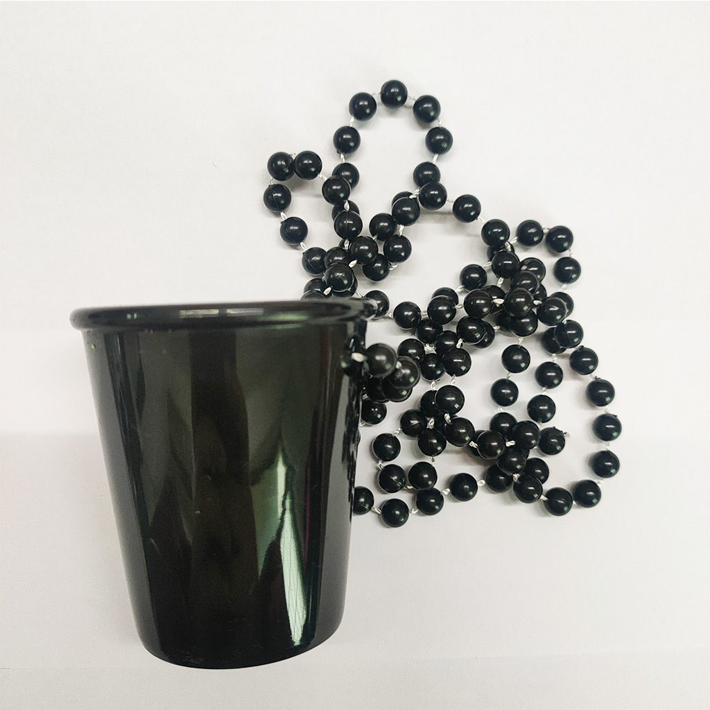 Macaron color transparente Cadena de cuentas Copa novia para ser FIESTA DE Navidad Halloween Fiesta de la boda