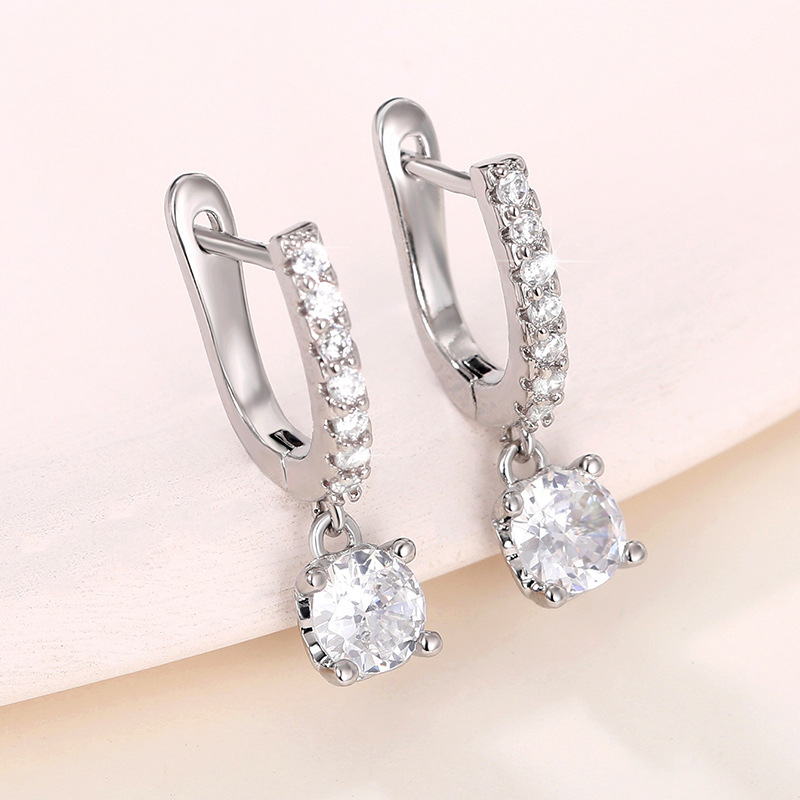 Orecchini pendenti semplici da donna eleganti in stile coreano chic_voghion.com