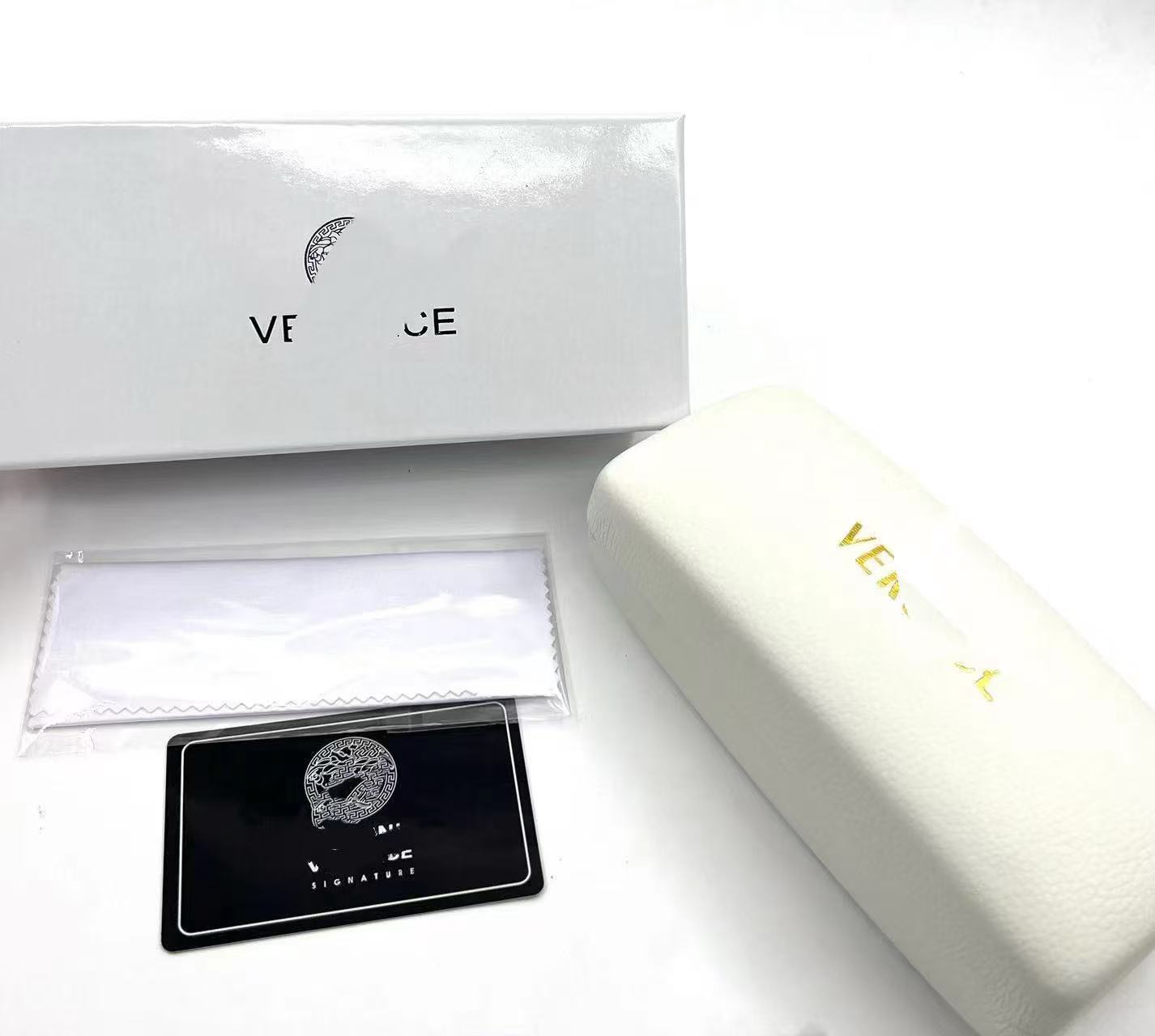 Inventario al por mayor nueva caja de gafas de alta calidad, caja de gafas de sol de alta gama, caja de gafas de sol, caja de paquete completa