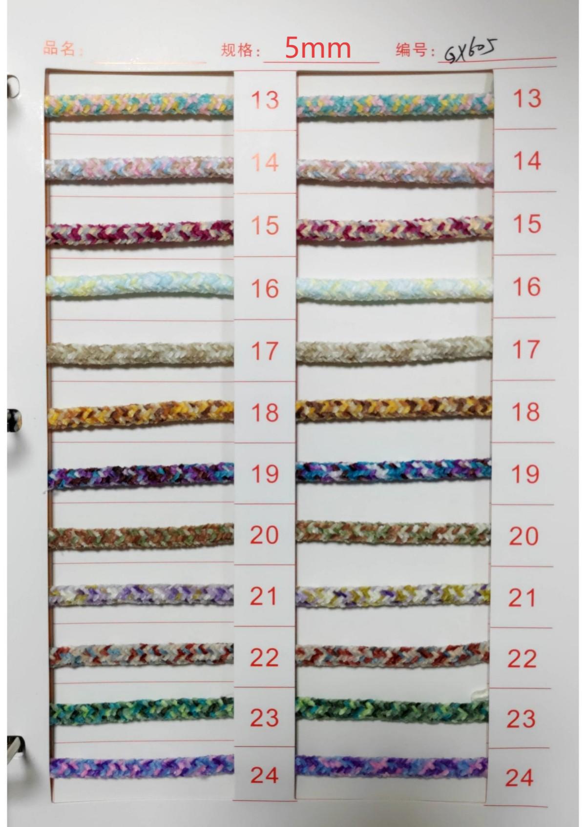 5mm color mixto Chenille sólido graso hombre y mujer zapatos de pan casuales zapatos de papá de color otoño y invierno cordones redondos