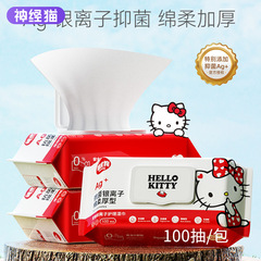 Pet Cat and Dog Wet Wipes 100 Pads Summer Butt Wipes Body Foot Wipes Cleaning Supplies for Cats