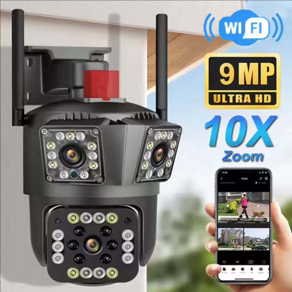 V360 Pro трёхэкранный HD ночное видение наружный беспроводной сетевой Wi‑Fi мобильный удалённый интеллектуальный монитор