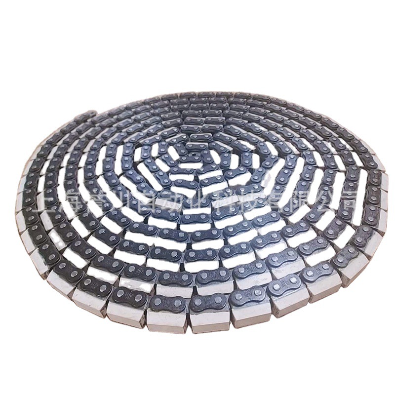 进口链条德国ELITE玻璃陶瓷机械08B带橡胶盖板链条抗拉伸高精度高