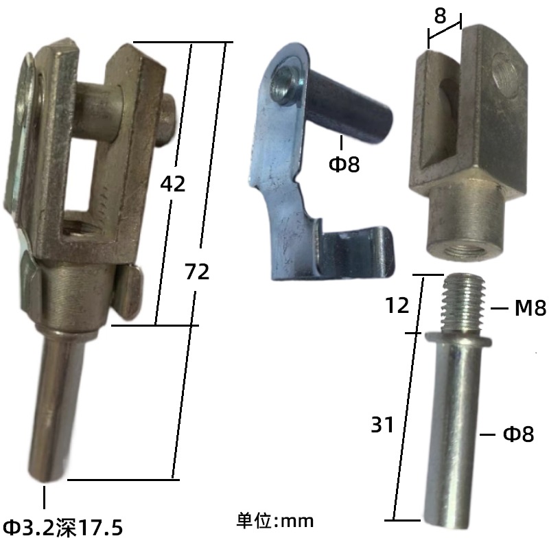Accesorios de cuerda de acero de gimnasio mantenimiento de cable de cable de cable personalizado terminal de conexión de abrazadera de bloqueo de contrapeso