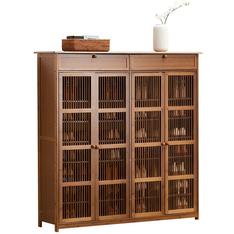 Shoe Cabinet with a Light Luxury and High-End Feel for Home Use, Integrated Entryway Bedroom Shoe Rack, Multi-Layer Storage Cabinet, Tall Vertical Storage Entryway Cabinet