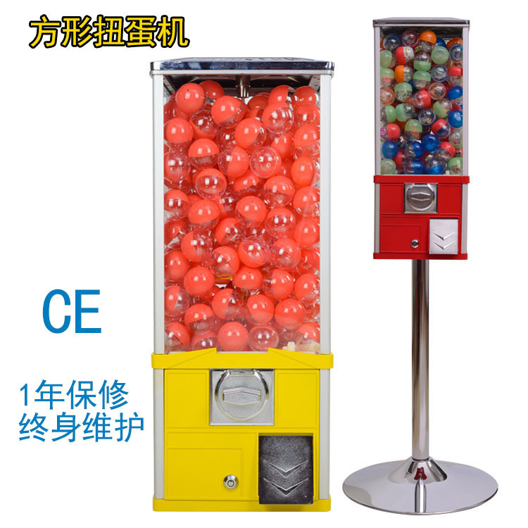 Máquina expendedora de gashapon cuadrada, juguete para niños, máquina expendedora de cajas sorpresa que funciona con monedas, máquina expendedora automática, venta directa del fabricante, uso comercial