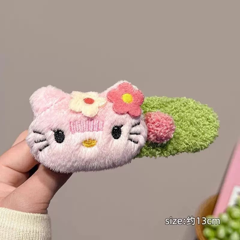 漫画人形ぬいぐるみレッサーパンダヘアピンサイドクリップ大型BBクリップヘアアクセサリーヘアピンメイクアップクリップぬいぐるみ|undefined