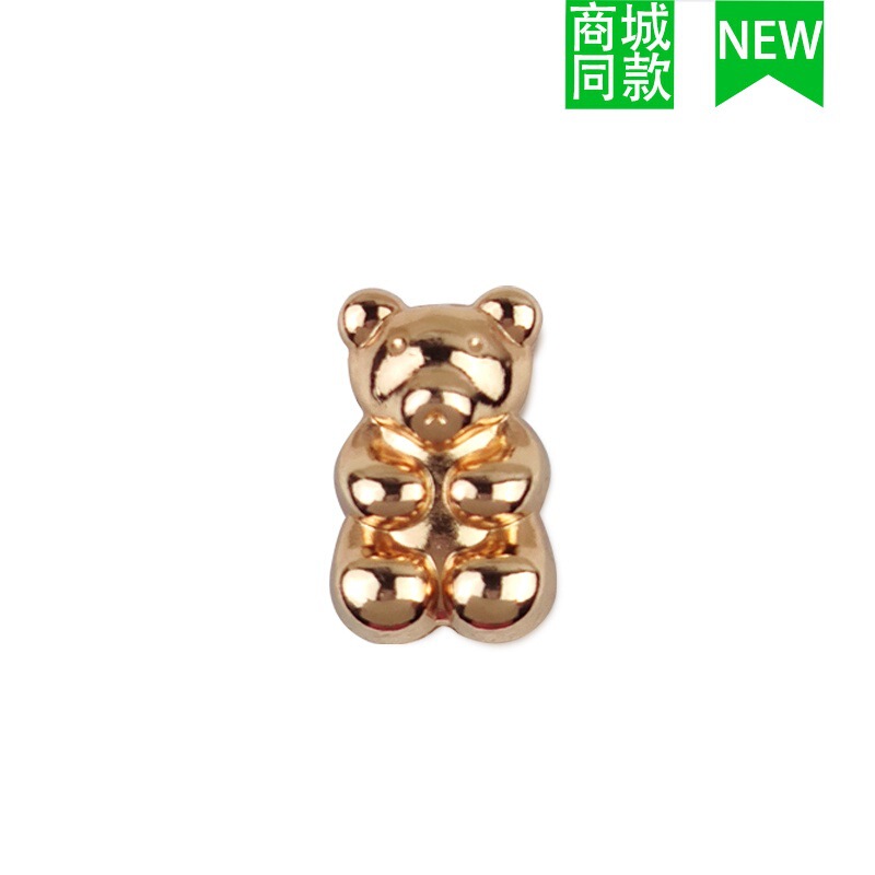 クロスボーダー卸売新しいクロックスアクセサリー靴バックル金属レターチェーン適応クロス靴花 DIY アクセサリー|undefined