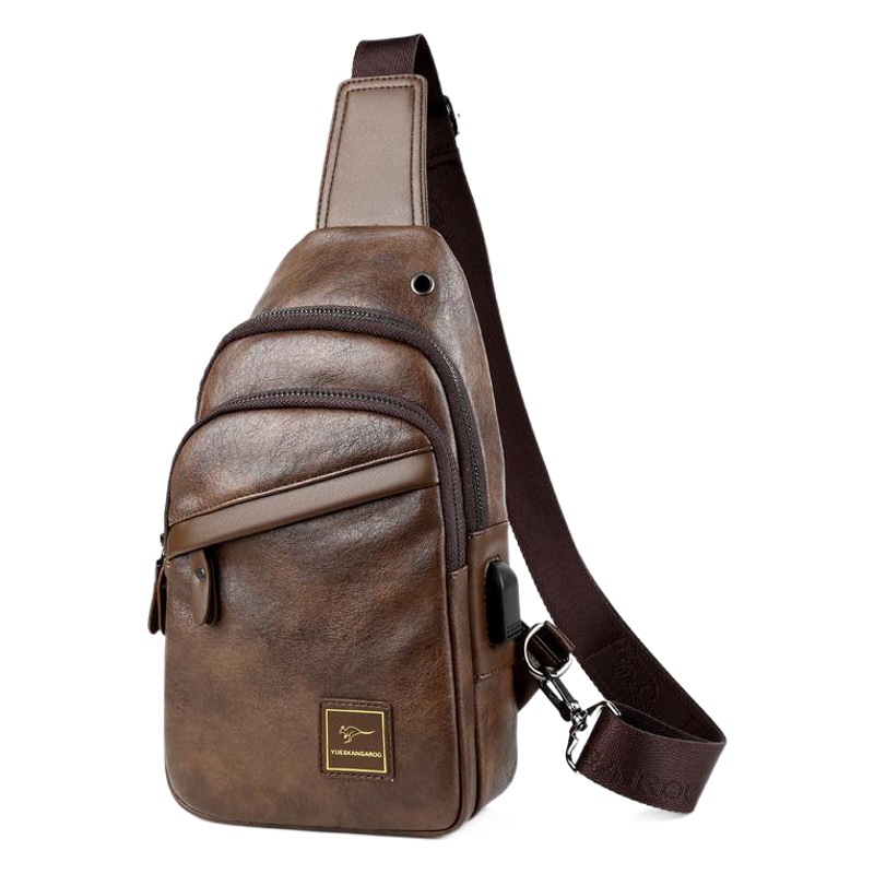 Men's Bag Chest Bag Men's Backpack Casual Crossbody Bag Fashion Shoulder Bag Waist Bag Ha-076 Lightweight Outdoor