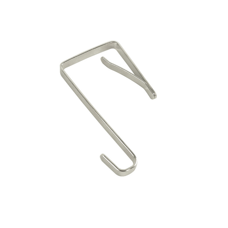 Venta al por mayor de accesorios de bolsa de almacenamiento para puerta con clip de resorte, ganchos planos, ganchos de metal de 3.5cm-4.5cm de grosor, ganchos en S