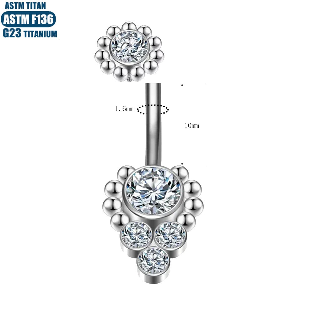 Silver pointed spike labret stud material detail