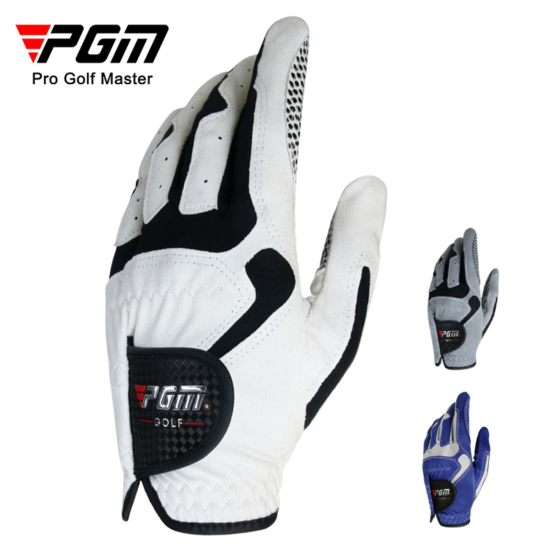 PGM高尔夫手套定制防滑颗粒耐磨超纤布高尔夫手套男现货厂家直营