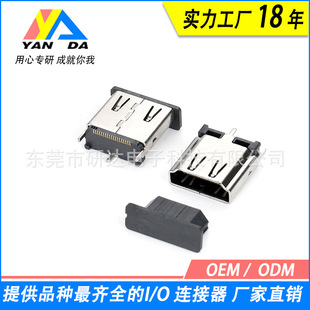 hdmi�B����19Pĸ�^ֱ��ʽ�NƬ����ȫ��G/FLCP�~�����_�L1.9�ӿ�