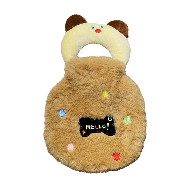 2025 nuevo punto de onda bolsa de agua caliente bolsa de agua caliente estudiantes lindas niñas de peluche de invierno abdomen caliente inyección de agua calentador mano