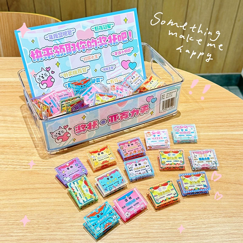 Забавный зажим для сертификатов (50 шт./кор.) Забавный текстовый милый зажим для сертификатов Зажим для блокнота