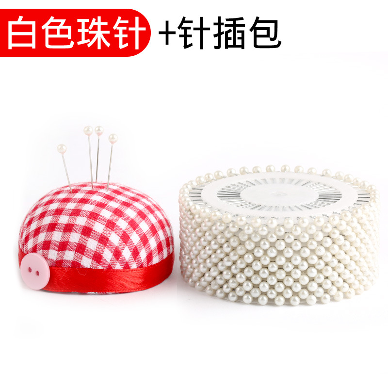 Aguja de cabeza grande aguja de perla aguja de posicionamiento aguja fija aguja de corte vertical aguja de perla aguja de ajuste grande herramienta de inserción de bolsas de coser