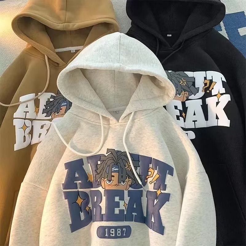 Suéter con capucha para hombre Otoño e Invierno 2022 nueva marca de moda ins ropa de otoño suelta niños Otoño e Invierno Abrigo con capucha moda