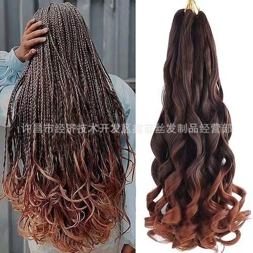 French Curls Loose Wave Crochet Hair New Synthetic Wig African Big Wave French Curls Loose Wave Crochet Hair New Synthetic Wig African Big Wave