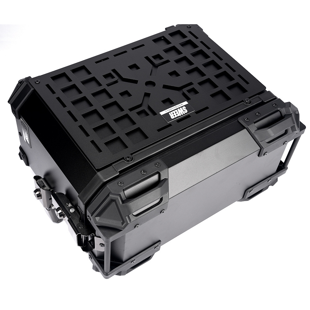 28L/35L motorcycle aluminum alloy side box universal waterproof anti-collision trunk aluminum alloy quick release three boxes