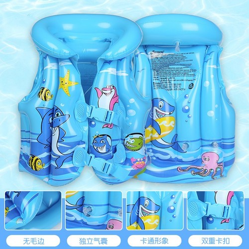 Children's swimming large buoyancy vest, universal beginner swimming equipment for small and medium-sized children, professional inflatable vest life jacket