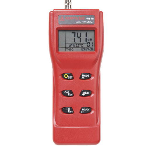 AMPROBE WT-40  双显示pH值/mV温度检测仪表